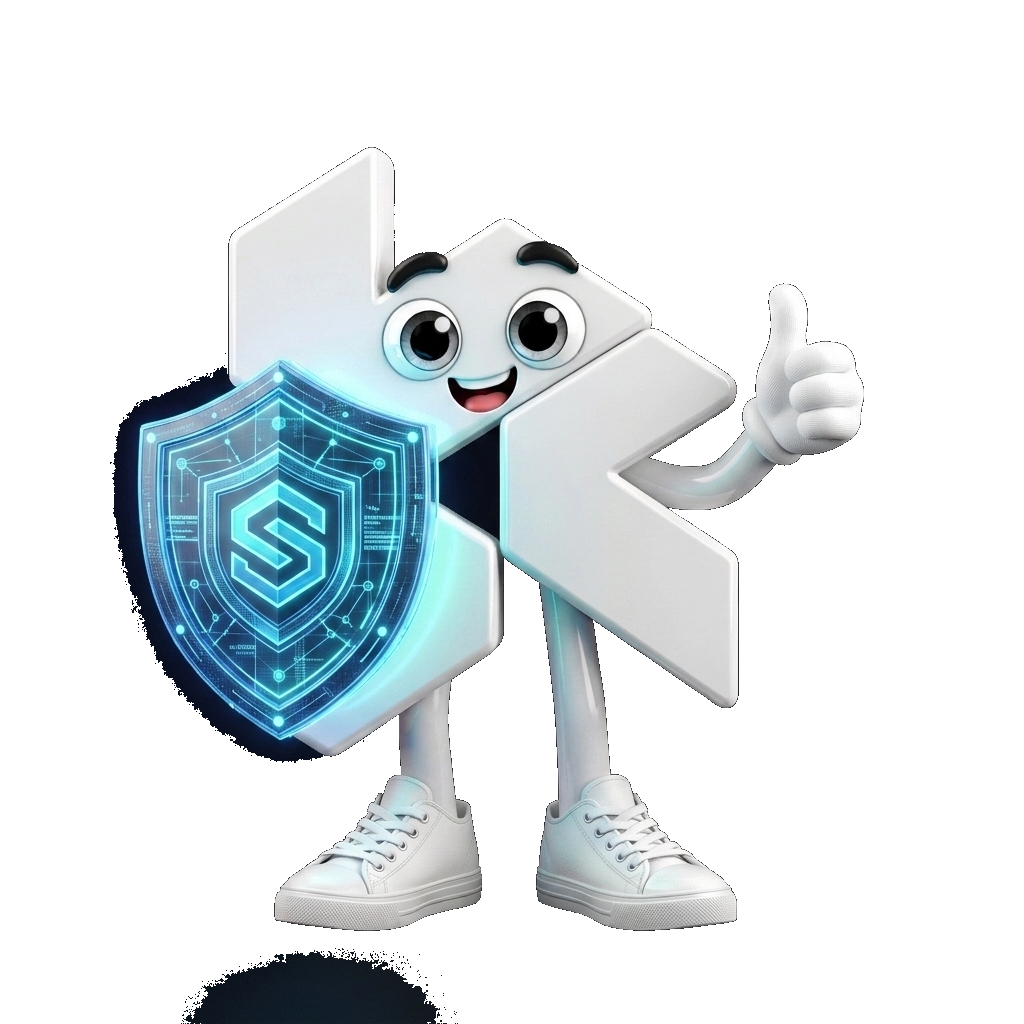AirPc Checker Shield Mascot